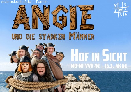 Angie Und Die Starken Männer Werbeplakat