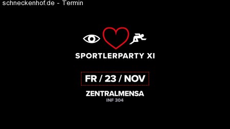 Sportlerparty XI • I Love Sport Werbeplakat