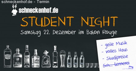 schneckenhof.de Student Night Werbeplakat