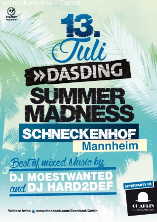 DASDING SummerMadness Werbeplakat