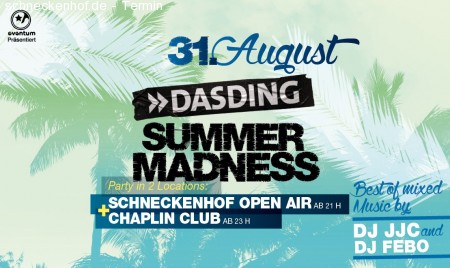 DASDING SummerMadness Werbeplakat