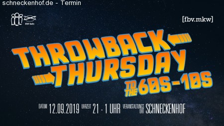 Throwback Thursday Werbeplakat