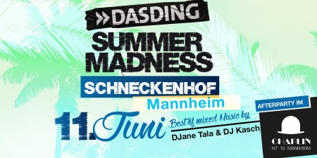 DASDING SummerMadness Werbeplakat