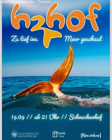 H2Hof - zu tief ins Meer geschaut Werbeplakat