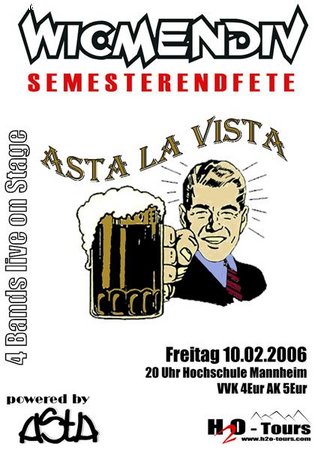 SemesterEndFete Werbeplakat