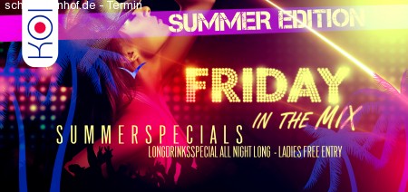 Friday In The Mix Werbeplakat
