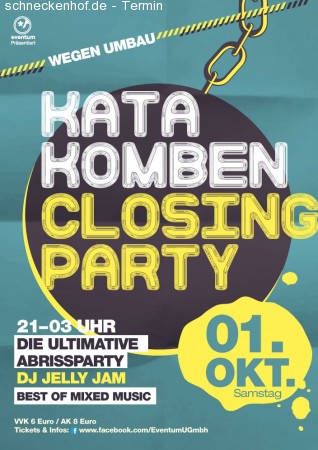 Katakomben Closing - die Abrissparty Werbeplakat